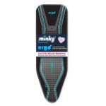 Minky Ergo Ironing Board Cover 122 x 38cm Blue Cotton Prozone Elastic Fit