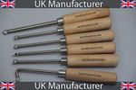 David Lloyd Tools Carbide Tipped Chisel SET (6 Chisels) (UK Tools)