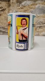 Tennents Lager Lovelies Rab Cup Mug parody funny gift can tin Rab C Nesbitt