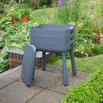 Garden Wormery Compost Bin 3 Tray Outdoor Food Waste Organic Recycling Drain