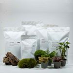 Terrarium Substrate Kit Pack LECA, Charcoal and Soil Upgrade for Plants, Stone a