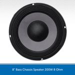8" Bass Chassis Speaker 200W 8 Ohm