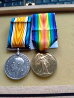 Tank Corps WW1 medal pair