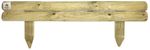 Horizontal Wooden Log Panel Border Grass Lawn Path Edging 14cm high 