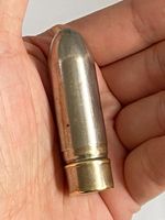 Antique c1914 WWI Trench Art Bullet Shell Perfume Scent Phial Bottle