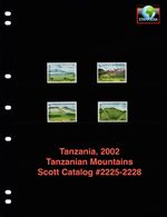 $4.50 Scott Value - 2002 TANZANIA Mountains Kilimanjaro Africa CV MNH NH UMM