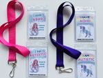Children’s Autism And ADHD Awareness Lanyards Kids Safety Alert Neck Strap