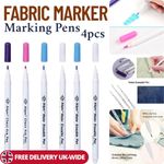 4 X FABRIC MARKER MARKING PENS WATER WASHABLE ERASABLE DRESS MAKERS TAILORS PEN