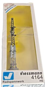 Viessmann 4164 HO Gauge Catenary Overhead Track Tensionings Mast Pulley Boxed.