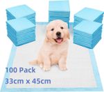 100 Large Puppy Training Trainer Train Pads Toilet Pee Wee Poo Dog Pet Cat Mats