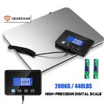 200kg Heavy Duty Digital Postal Parcel Scales Platform Postage Shipping Weighing