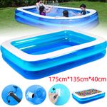 6ft Prompt Set Inflatable Paddling Pool Swimming Pool Family Fun Outdoor Party
