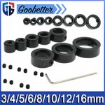 Lock Collar 3 4 5 6 8 10 12 16mm Black Steel Screw Collars for Shaft Leadscrew