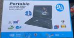 New & unused DVD Player 9.8in LED Screen, TV Tuner, USB, Plays DVD, Black