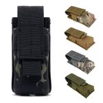 Molle Flashlight Pouch Torch Holder EDC Utility Bag Outdoor Waist Pack Holder UK