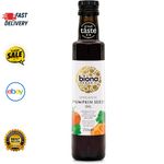 Biona Organic Pumpkin Seed Oil 250 ml - Cold Pressed from Organic Pumpkin