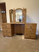 6 Drawer Dressing Table And Mirror