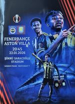 2026 FENERBAHCE v ASTON VILLA EUROPA LEAGUE PHASE PROGRAMME FROM ISTANBUL