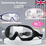 Swim Goggles Anti-Fog Wide View Swimming Goggles for Adults Women Men'