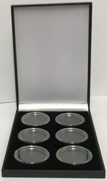 Slim Gold 1oz  Britannia Krugerrand Deluxe Black Storage Case for 6