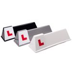 Lettercraft SOM 2 White Black Grey - Magnetic Driving School Learner Roof Sign