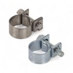 Mini Hose Jubilee Clip Fuel Line Clamp Petrol Pipe Stainless Steel / Zinc