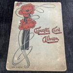 Vintage Cigarette Card Album Empty