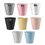 Waste Paper 6L Dust Bin Round Plastic  Rubbish Office Bathroom 8 Pastel Colour
