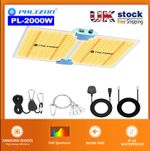 Phlizon 2000w Plant LED Grow Light w/Samsung LM281B Dimmable Indoor Hydroponics