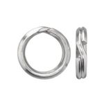 925 Sterling Silver SPLIT RING - 5mm, 7mm - wholesale jewellery making findings