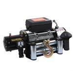 Small Crane, Vehicle-Mounted Electric Winch 12V Off-Road Vehicle Self-Rescue 24V