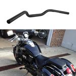 Motorcycle Black 1" 25mm Handlebar Drag Bar For Suzuki Intruder VL800 1500 C800