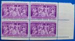 US 3¢ stamp SC #1022 American Bar Association MNH 1953 block of 4