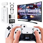 20000+ Retro Video Game Console 4K HD TV Game Stick Ink.2 Wireless Controller UK