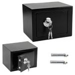 4.6L SOLID STEEL SAFE HEAVY DUTY FIREPROOF HOME OFFICE MONEY CASH VALUABLES BOX 