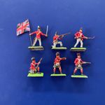 Britains Deetail Napoleonic Waterloo Soldiers British Full Set 1/32