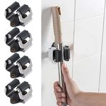 Wall Mounted Heavy Duty Mop Broom Holder Clips 4pcs for Home Storage