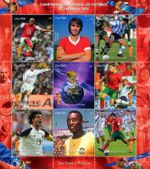 Sao Tome 2006 WORLD CUP GERMANY/PELE/MARADONA/BECKHAM/BEST/RONALDO Sheet (9) MNH