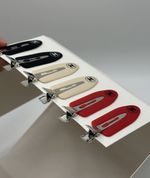 Chanel Beauty GWP Hair Clip Set 3 Pairs – New In Box, Black, Red And White, VIP