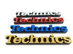 Technics Logos Sign Wall Art Freestanding 3D Printed