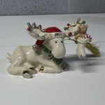 LENOX 2018 ANNUAL MOOSE ORNAMENT - MARCEL'S CHRISTMAS STOCKING