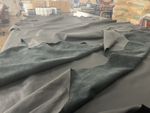 Leather Cow Hides Black Pebble Grain Print 1.2mm Thick 44SqFt Pittard