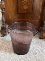 1960s biot south of france superb glass champagne / ice bucket