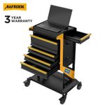 5 Drawer Roller Tool Cabinet Storage Heavy Duty Trolley Workshop Car Diagnostic