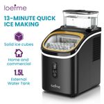 Automatic 1.5L Ice Maker Countertop Machine Ice Cube Maker with Self-Cleaning UK