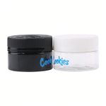2× Cookies 3.5g Airtight Stash Pots Smell Proof Herb Jar Smoking accessory