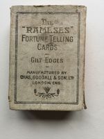 Vintage Rameses Fortune Telling Cards, Gilt Edges, C1910, Chas. Goodall & Son