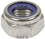 NYLOC NUTS NYLON INSERT STAINLESS STEEL M2.5 M3 M4 M5 M6 M8 M10 M12 M14 M16 M20 