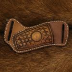 TOURBON Leather EDC Tool Pouch Belt Sheath for Folding Knife or Pocket Knives