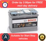 S5A08 Bosch S5A AGM (096AGM) Heavy Duty Car Battery 5 Year Warranty